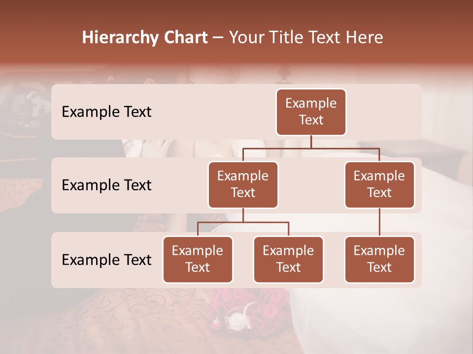 Happiness Bouquet Wife PowerPoint Template