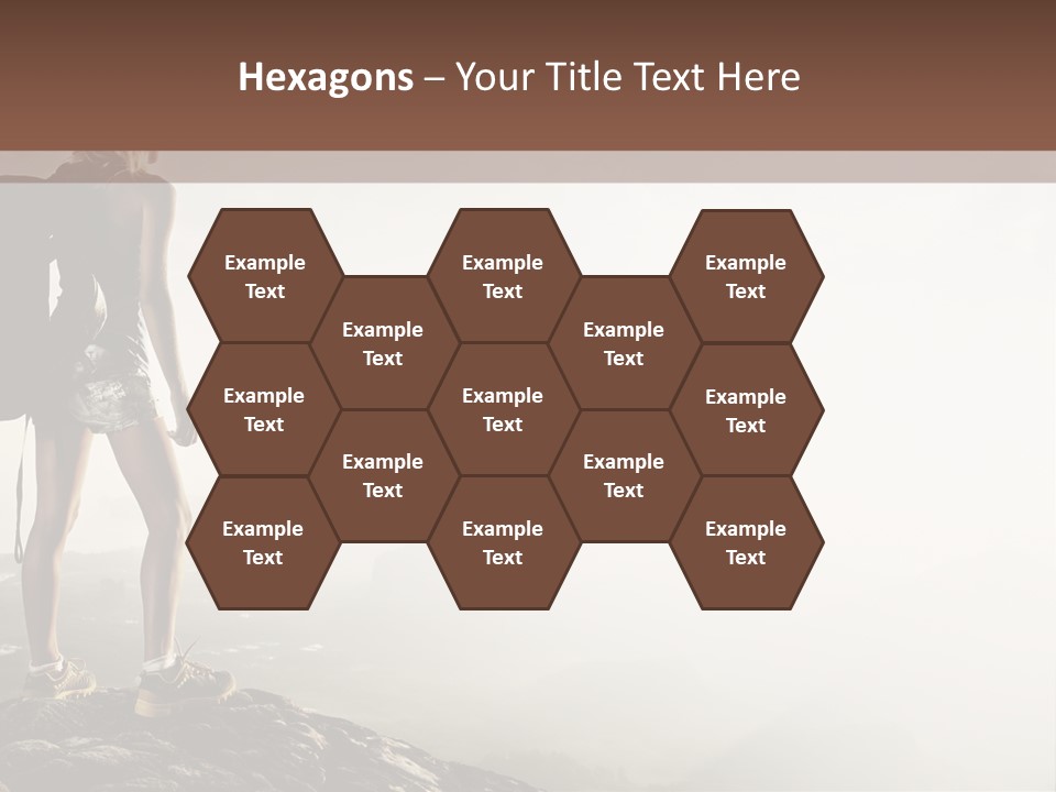 Cross Country Sport Mountain PowerPoint Template