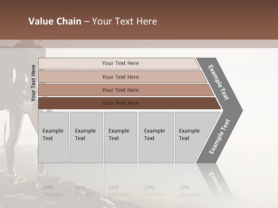 Cross Country Sport Mountain PowerPoint Template