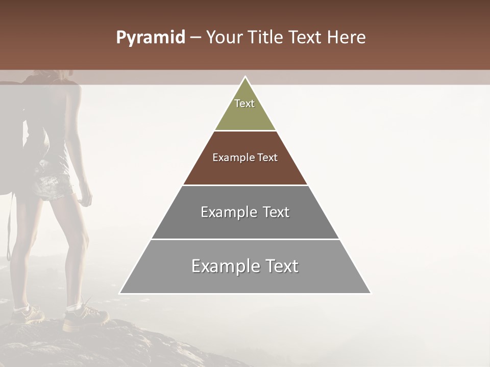Cross Country Sport Mountain PowerPoint Template
