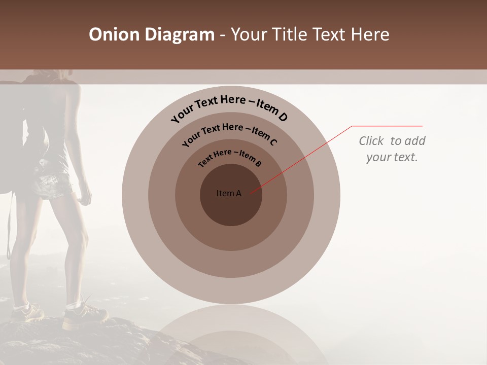 Cross Country Sport Mountain PowerPoint Template
