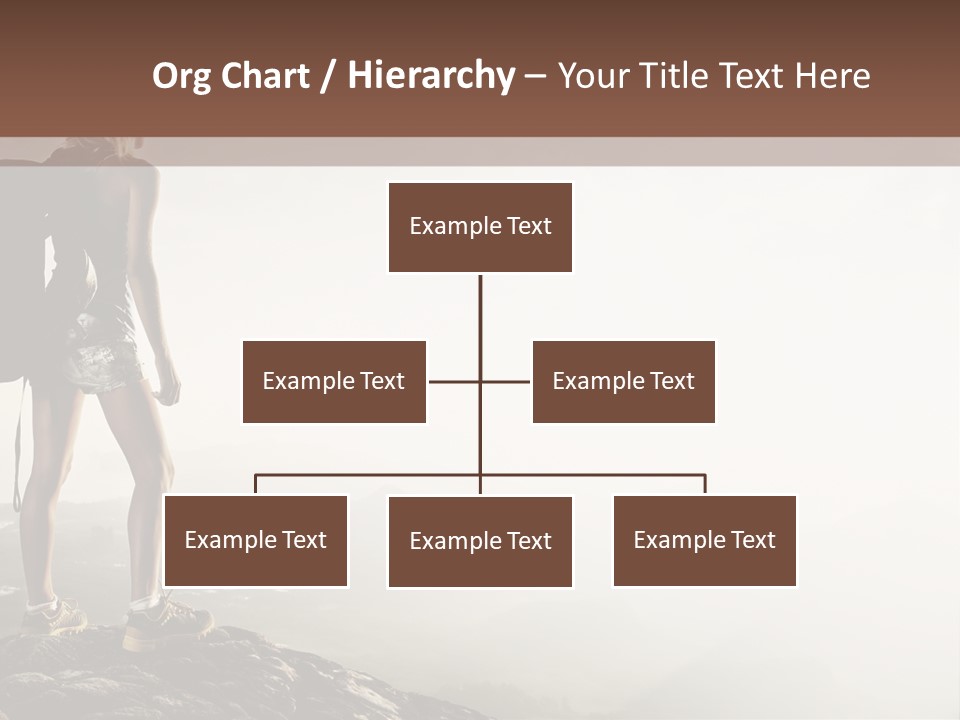 Cross Country Sport Mountain PowerPoint Template