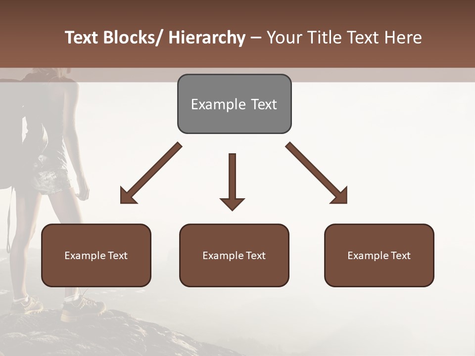 Cross Country Sport Mountain PowerPoint Template