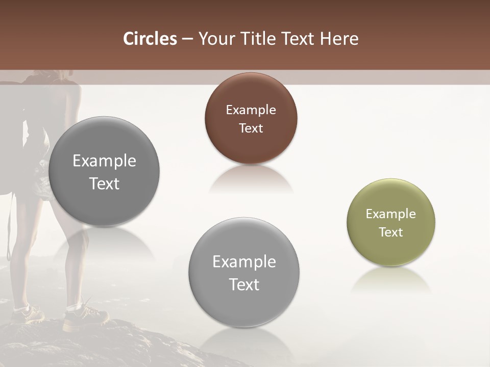 Cross Country Sport Mountain PowerPoint Template