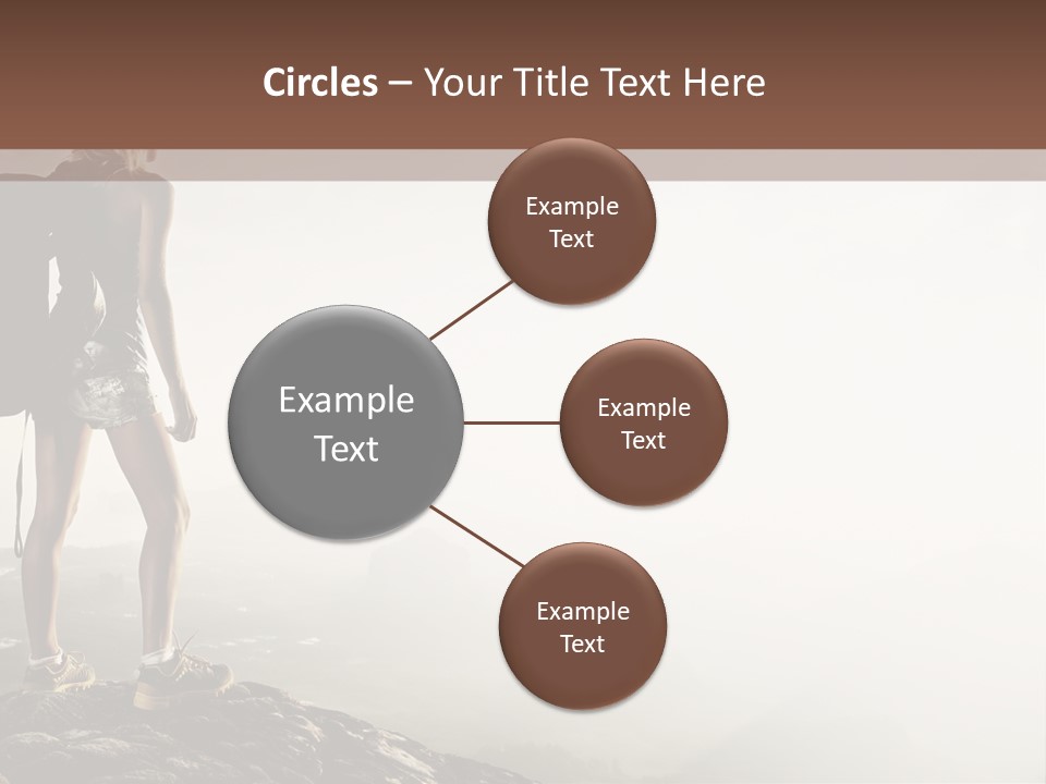 Cross Country Sport Mountain PowerPoint Template