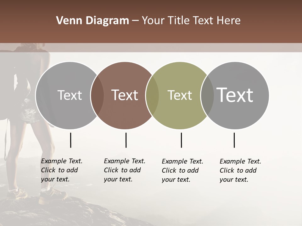 Cross Country Sport Mountain PowerPoint Template