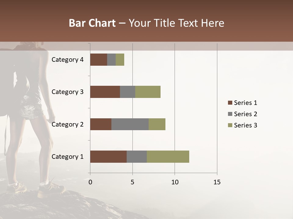 Cross Country Sport Mountain PowerPoint Template