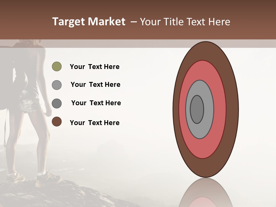 Cross Country Sport Mountain PowerPoint Template