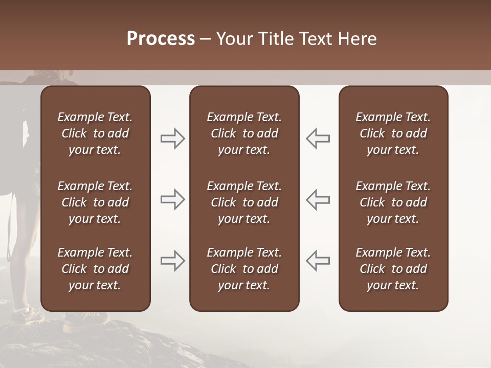 Cross Country Sport Mountain PowerPoint Template