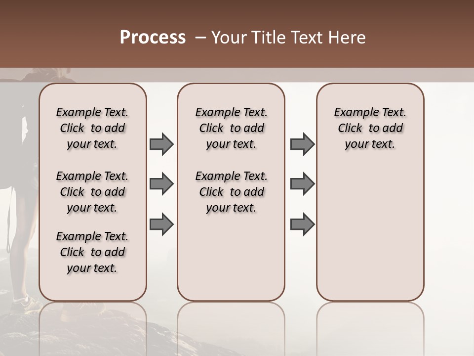 Cross Country Sport Mountain PowerPoint Template