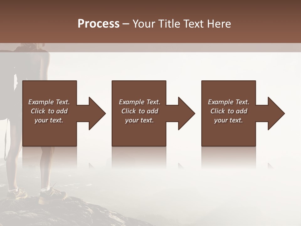 Cross Country Sport Mountain PowerPoint Template
