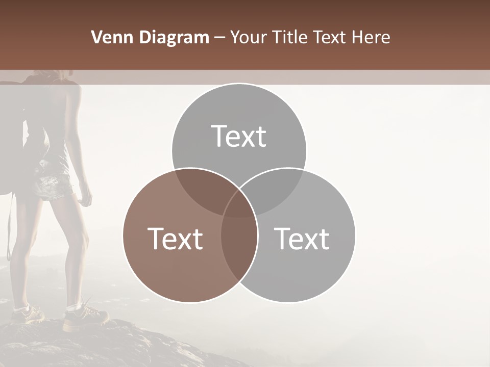 Cross Country Sport Mountain PowerPoint Template