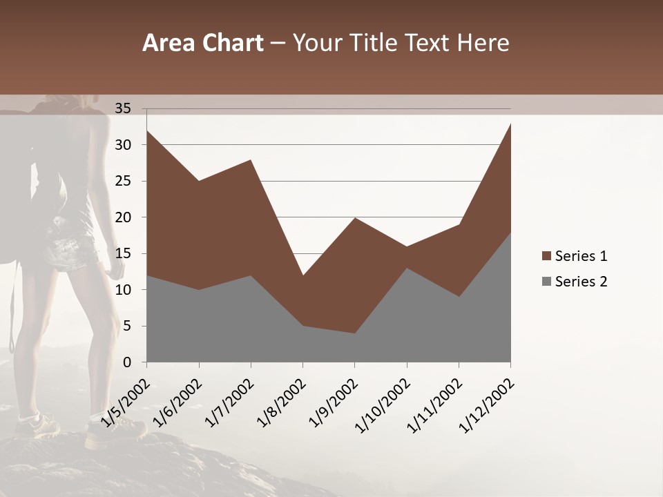 Cross Country Sport Mountain PowerPoint Template