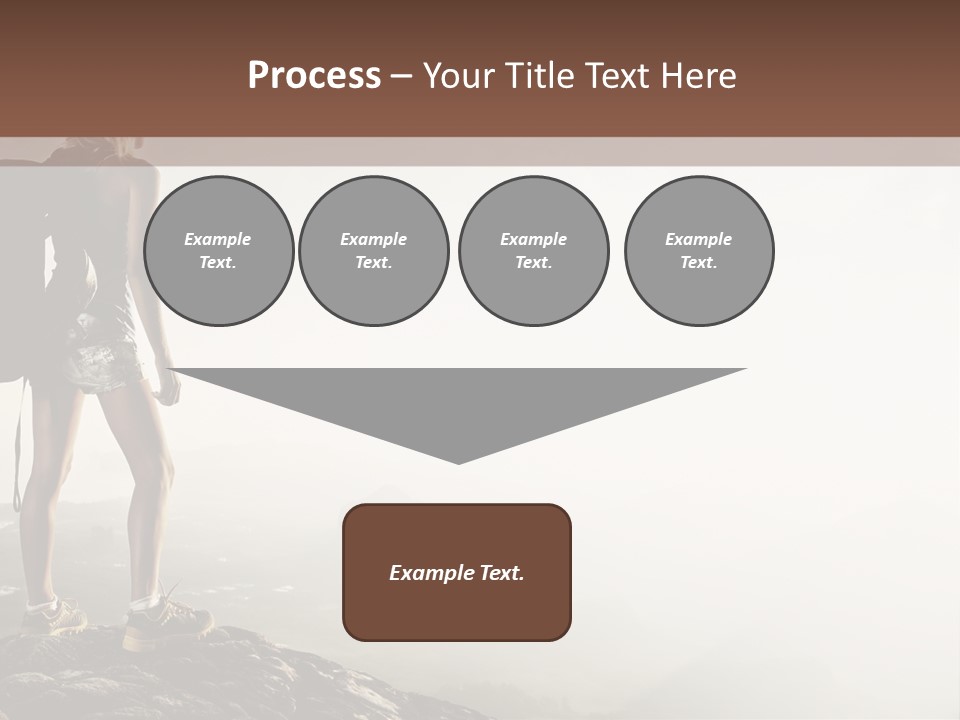 Cross Country Sport Mountain PowerPoint Template