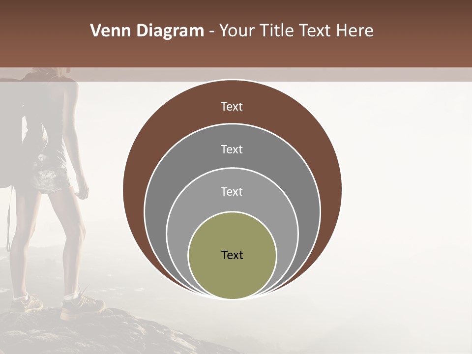 Cross Country Sport Mountain PowerPoint Template