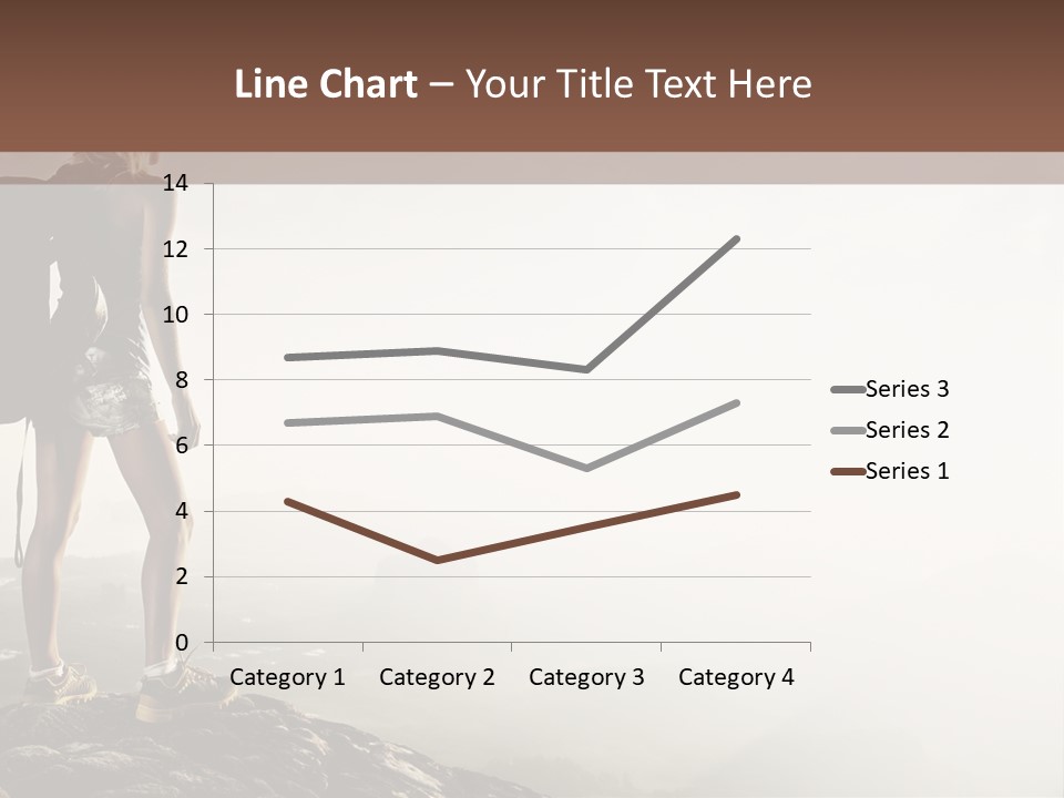 Cross Country Sport Mountain PowerPoint Template
