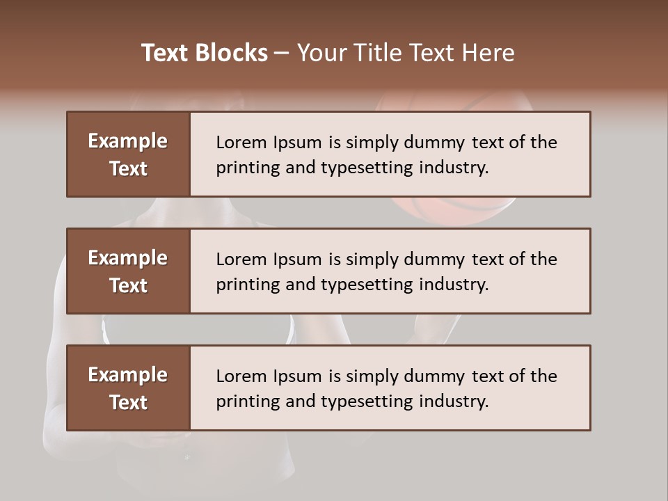 Basket Spinning Practice PowerPoint Template