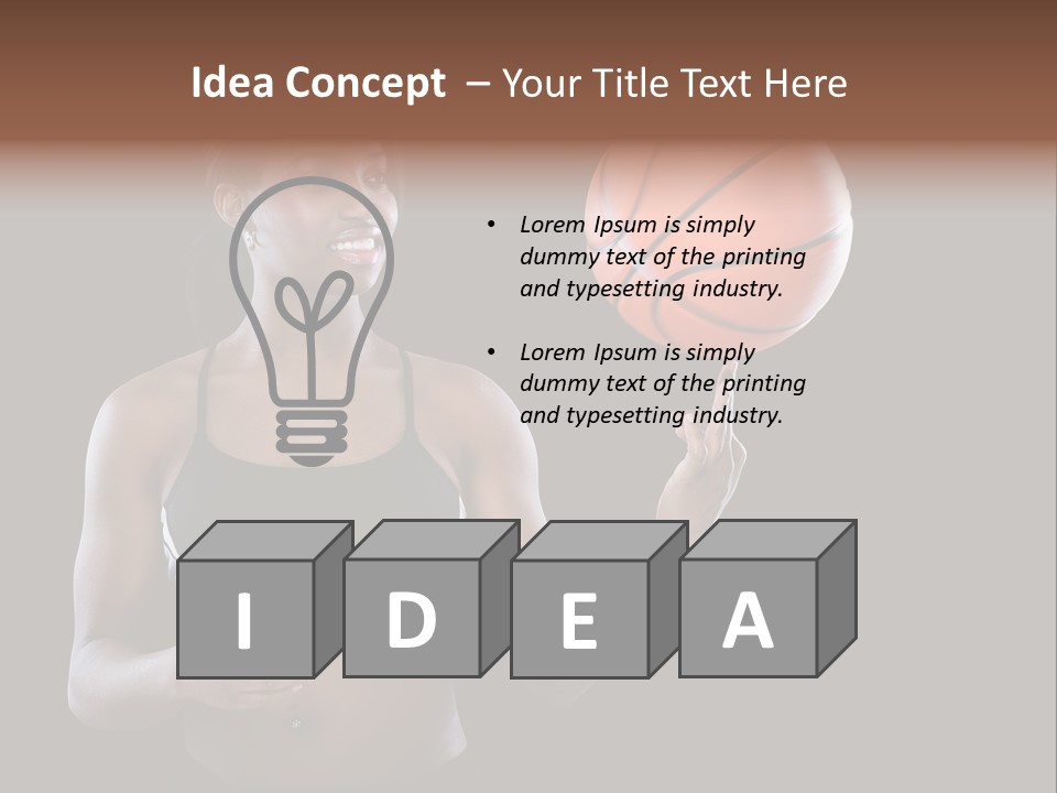 Basket Spinning Practice PowerPoint Template