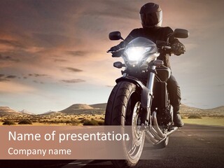 Tour America Male PowerPoint Template