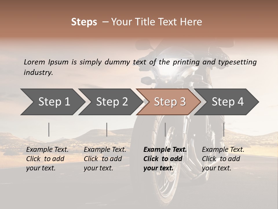 Tour America Male PowerPoint Template