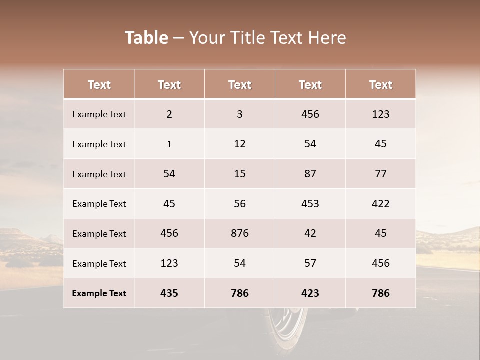 Tour America Male PowerPoint Template