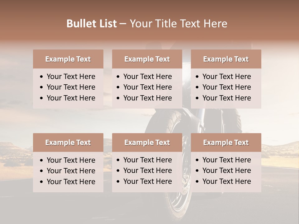 Tour America Male PowerPoint Template