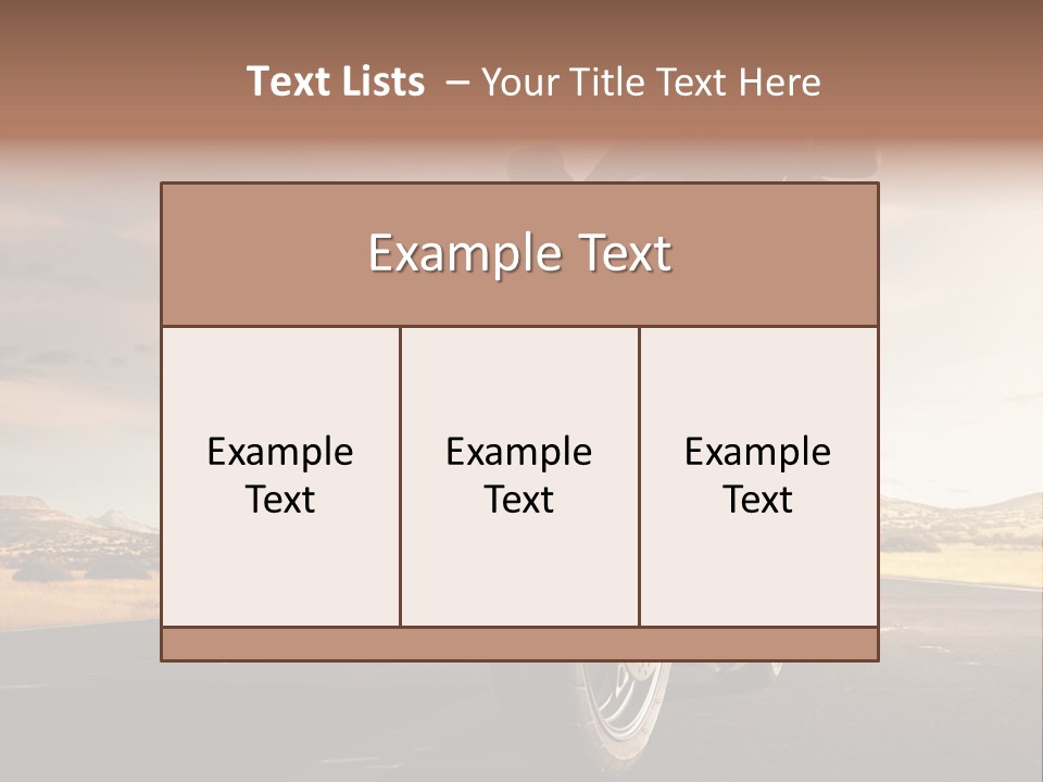 Tour America Male PowerPoint Template