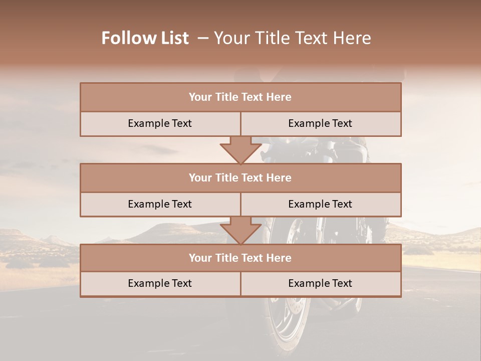 Tour America Male PowerPoint Template