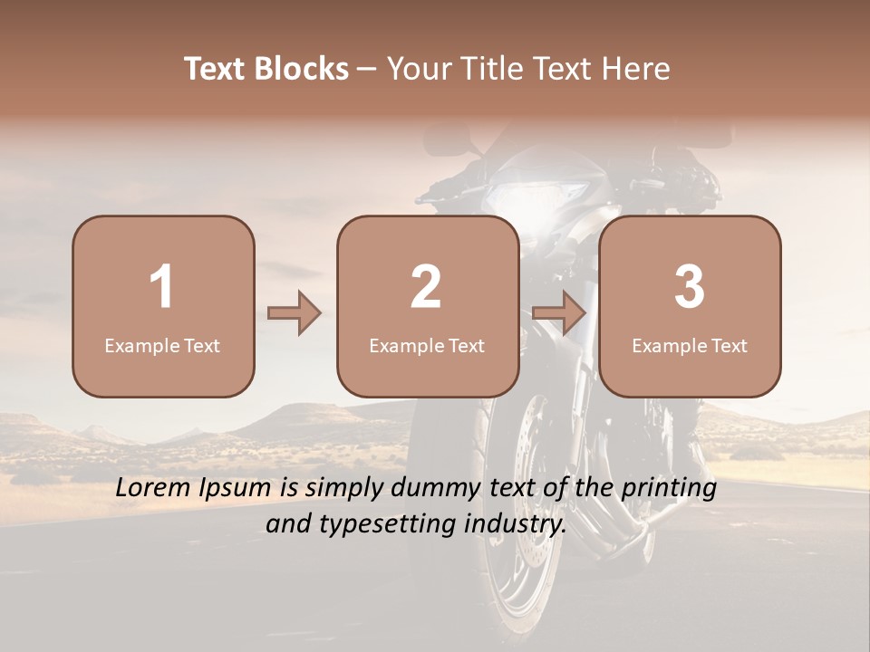 Tour America Male PowerPoint Template