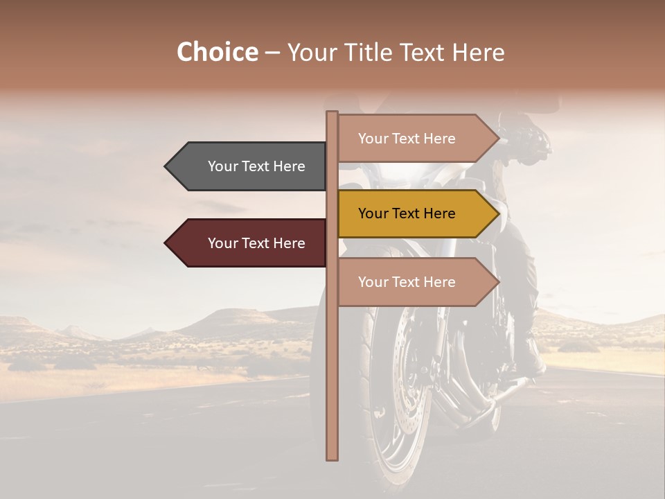 Tour America Male PowerPoint Template