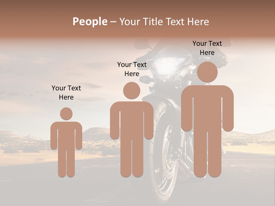 Tour America Male PowerPoint Template