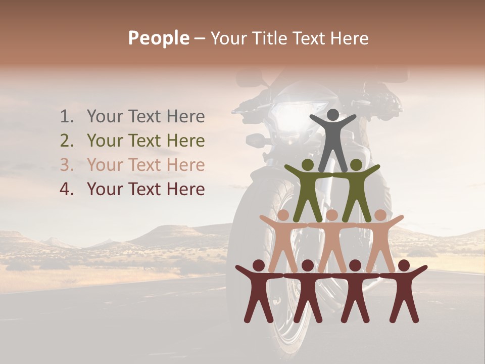 Tour America Male PowerPoint Template