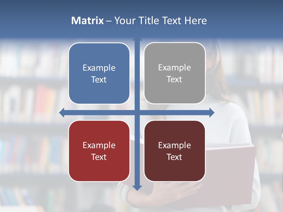 Color Student Literature PowerPoint Template