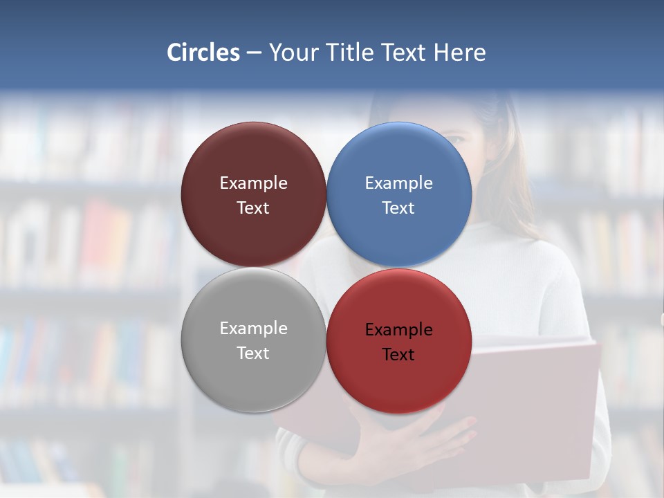 Color Student Literature PowerPoint Template