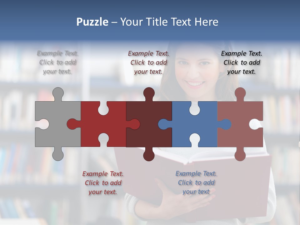 Color Student Literature PowerPoint Template