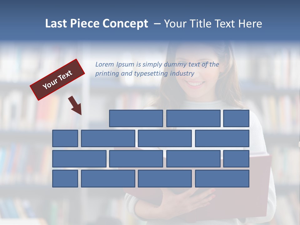 Color Student Literature PowerPoint Template