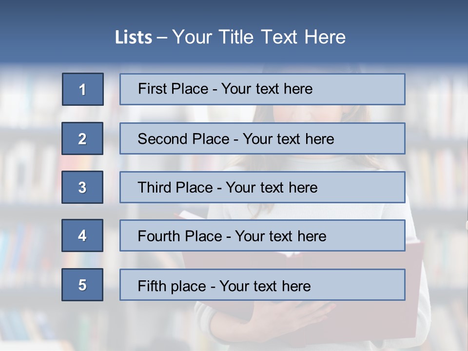 Color Student Literature PowerPoint Template