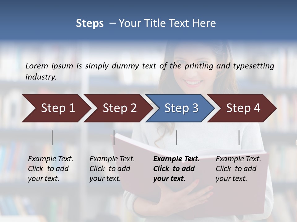 Color Student Literature PowerPoint Template