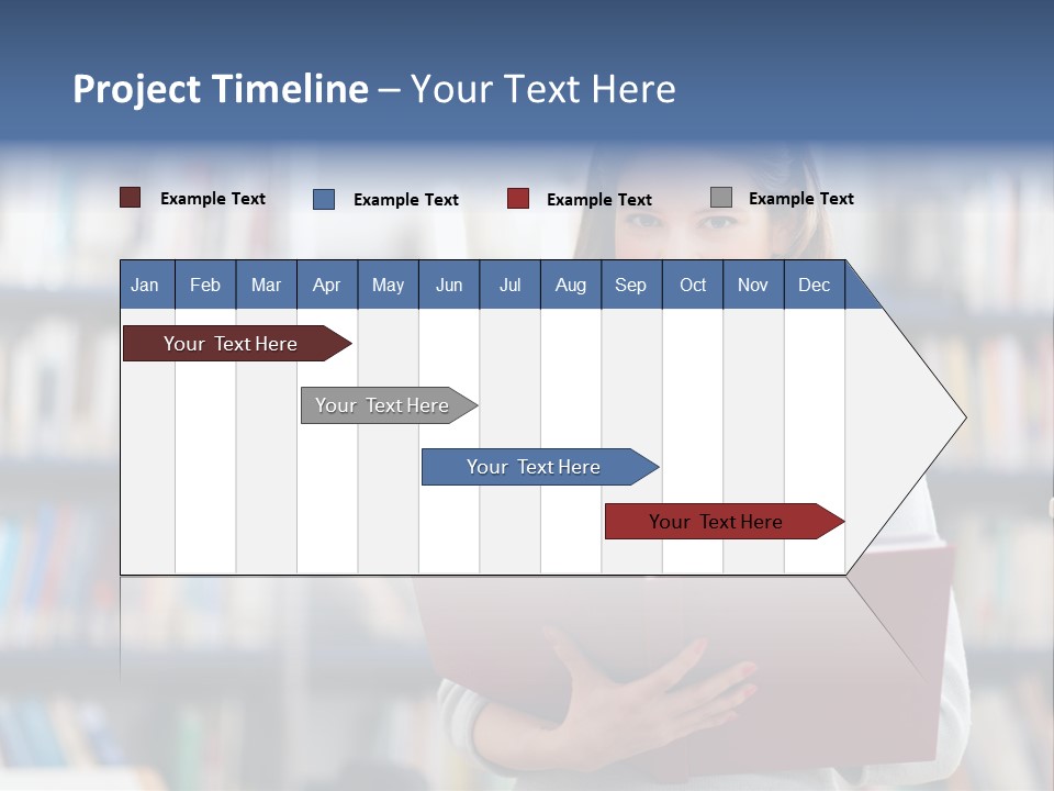 Color Student Literature PowerPoint Template