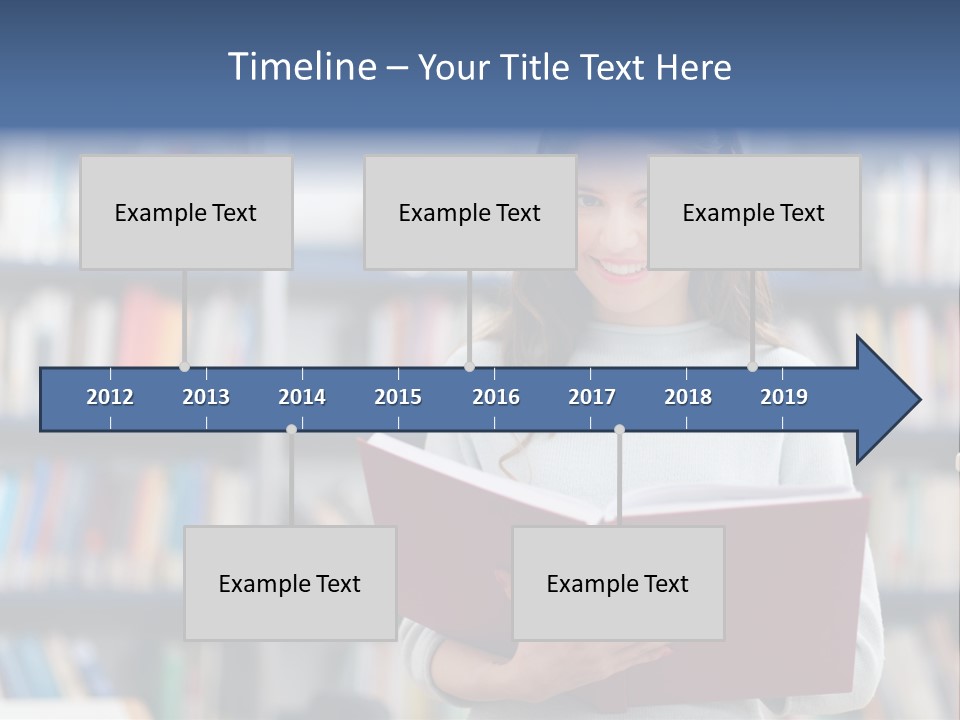 Color Student Literature PowerPoint Template