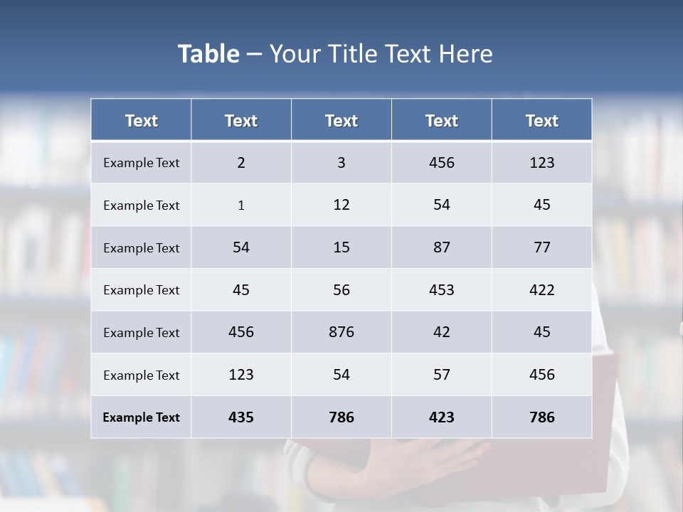 Color Student Literature PowerPoint Template