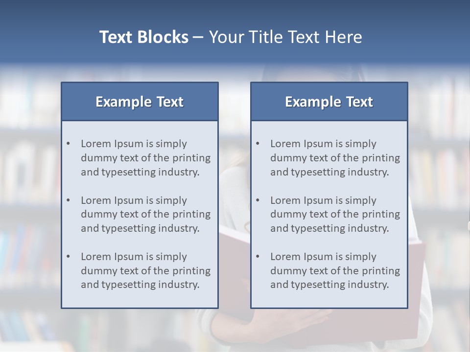 Color Student Literature PowerPoint Template