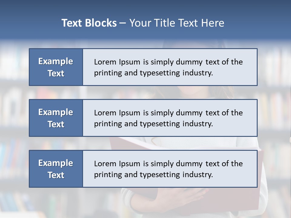 Color Student Literature PowerPoint Template