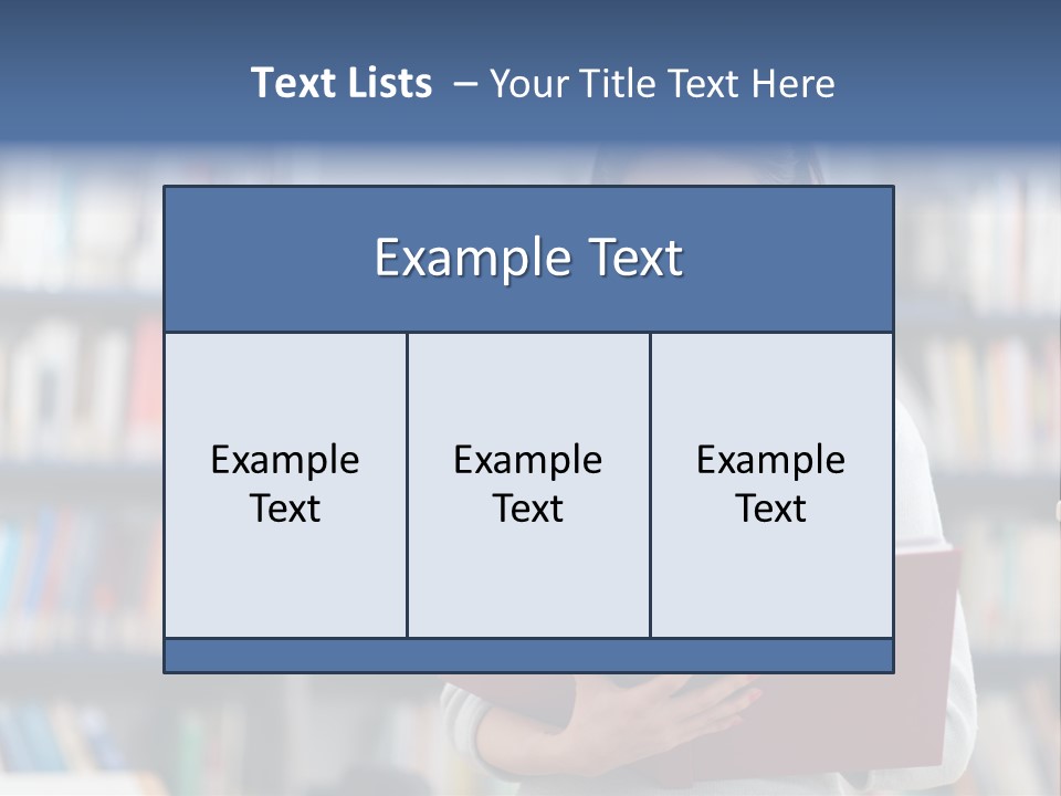 Color Student Literature PowerPoint Template
