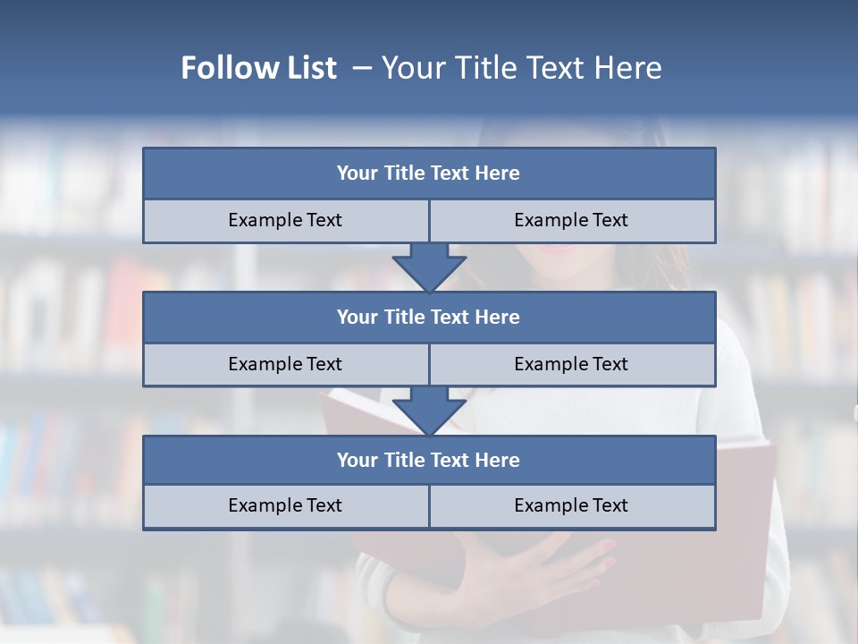 Color Student Literature PowerPoint Template