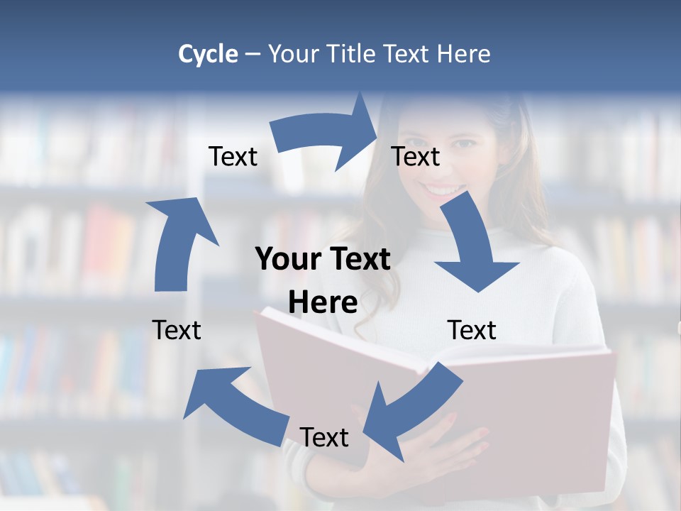 Color Student Literature PowerPoint Template