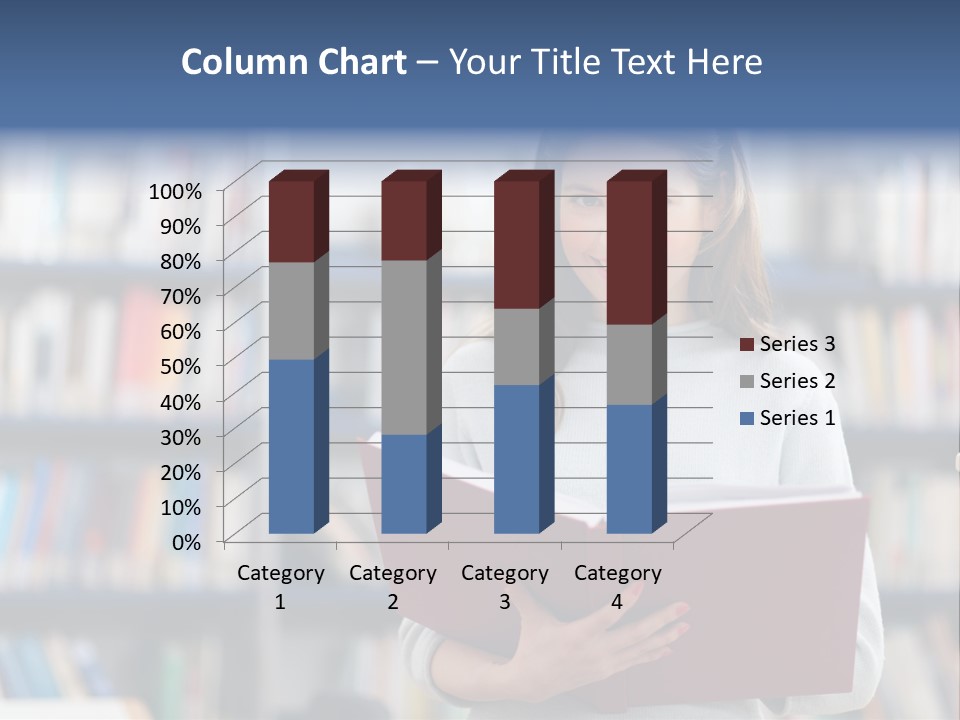Color Student Literature PowerPoint Template