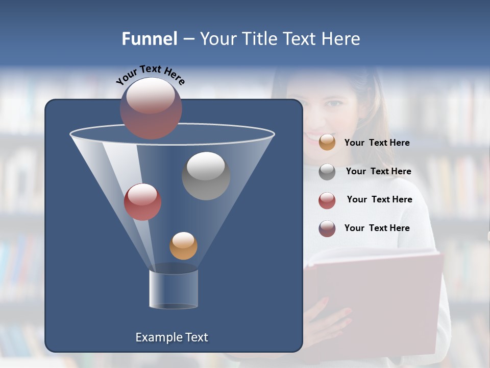 Color Student Literature PowerPoint Template