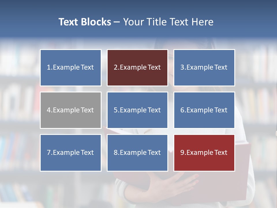 Color Student Literature PowerPoint Template