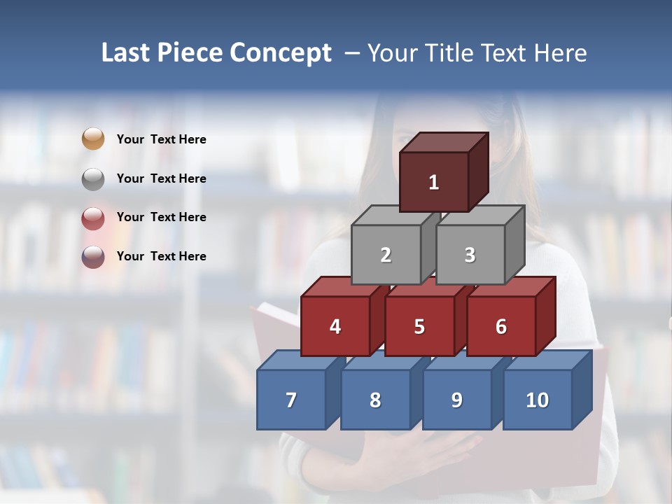 Color Student Literature PowerPoint Template